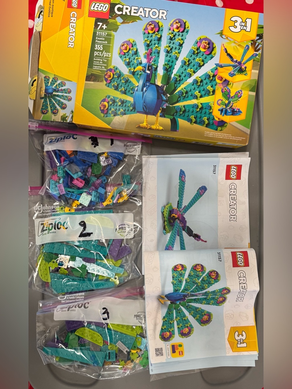 LEGO Creator Exotic Peacock Toy - Teal & Blue - Picture 2 of 4